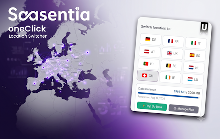 oneClick Location Switcher promotional tile